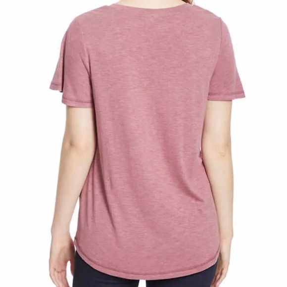 Jessica Simpson Ladies' Flutter Sleeve Tee Small Medium - Picture 3 of 4